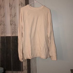 Good fellow Long sleeve cream colored top